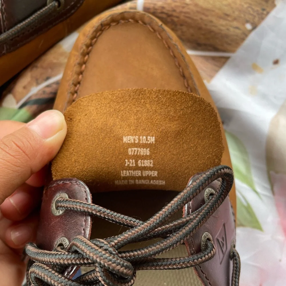 Sperry Brown Boat Shoes Classic Nautical Design